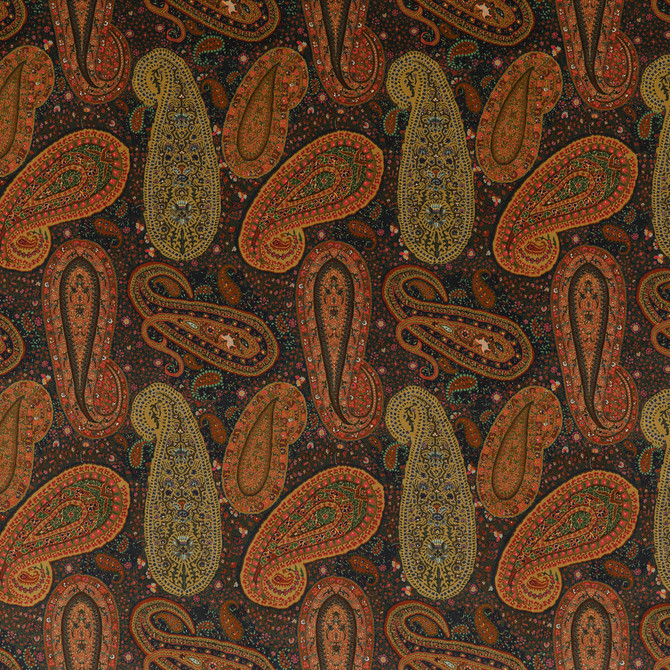 Mulberry Fabric Peregrine Paisley Velvet Plum MULBERRY LONG WEEKEND COTTON - 83%;POLYESTER - 17% United Kingdom Horizontal: 17.336 and Vertical: 22.852 52.008 - My Fabric Connection -