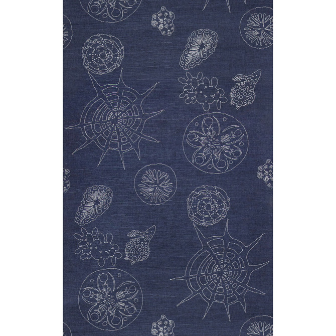 Kravet Couture Wallcovering Telescopic G Deep Ocean PAPERSCAPE ARTIST SERIES SISAL - 85%;COTTON - 15% United States Horizontal: 27 and Vertical: 72 27 - My Fabric Connection -