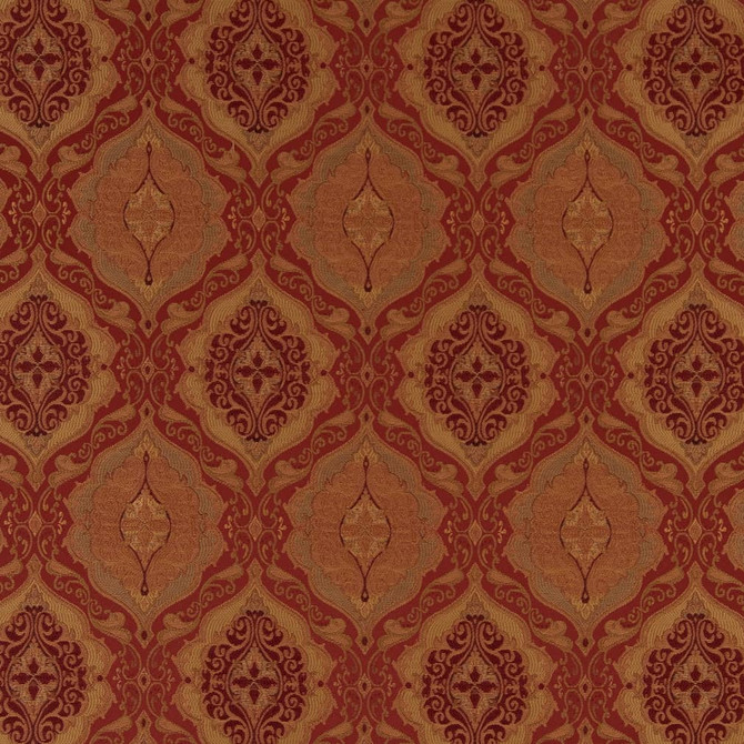 Charlotte Fabric D1832 Sienna Antoinette Vintage Elegance 100% Woven Polyester Asia Exceeds 120,000 Wyzenbeek Rubs (Heavy Duty) </p><p>Repeat: Horizontal: 7" x Vertical: 10" 54 Inches - My Fabric Connection -