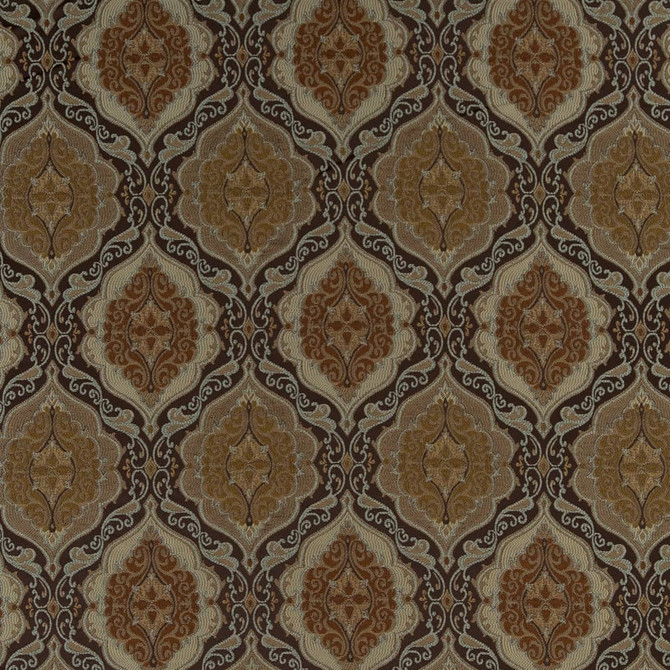 Charlotte Fabric D1834 Walnut Antoinette Vintage Elegance 100% Woven Polyester Asia Exceeds 120,000 Wyzenbeek Rubs (Heavy Duty) </p><p>Repeat: Horizontal: 7" x Vertical: 10" 54 Inches - My Fabric Connection -