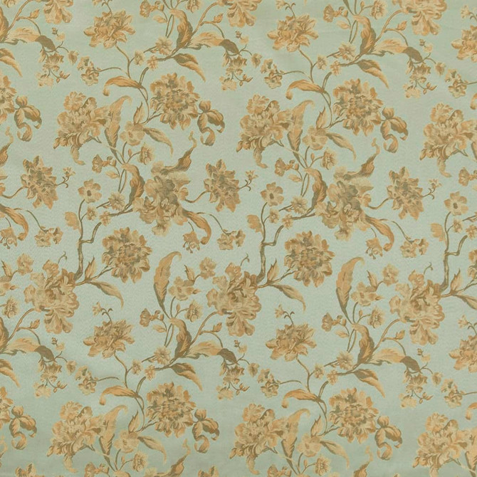 Charlotte Fabric D1844 Mist Cecile Vintage Elegance 100% Woven Polyester Asia Exceeds 120,000 Wyzenbeek Rubs (Heavy Duty) </p><p>Repeat: Horizontal: 14.5" x Vertical: 24.5" 54 Inches - My Fabric Connection -