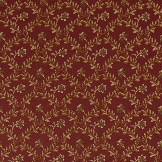 Charlotte Fabric D1846 Currant Juliet Vintage Elegance 100% Woven Polyester Asia Exceeds 120,000 Wyzenbeek Rubs (Heavy Duty) </p><p>Repeat: Horizontal: 4" x Vertical: 3.25" 54 Inches - My Fabric Connection -