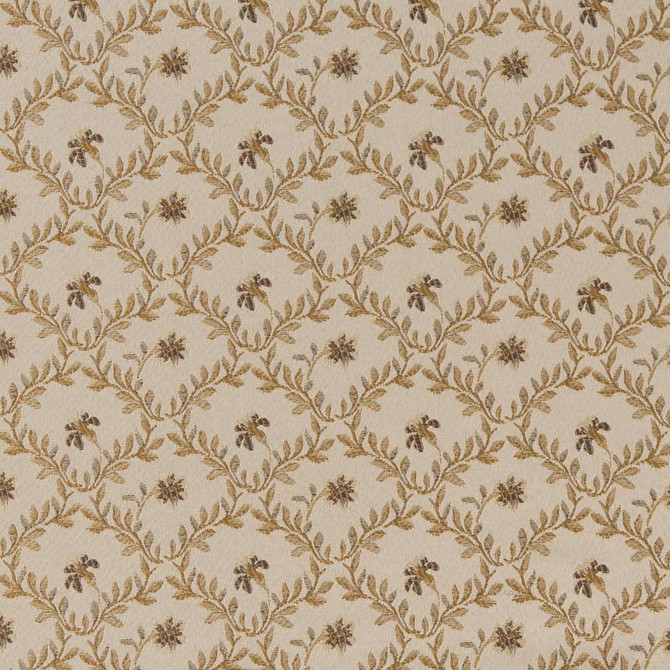 Charlotte Fabric D1847 Champagne Juliet Vintage Elegance 100% Woven Polyester Asia Exceeds 120,000 Wyzenbeek Rubs (Heavy Duty) </p><p>Repeat: Horizontal: 4" x Vertical: 3.25" 54 Inches - My Fabric Connection -