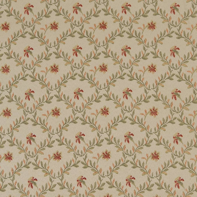 Charlotte Fabric D1848 Garden Juliet Vintage Elegance 100% Woven Polyester Asia Exceeds 120,000 Wyzenbeek Rubs (Heavy Duty) </p><p>Repeat: Horizontal: 4" x Vertical: 3.25" 54 Inches - My Fabric Connection -