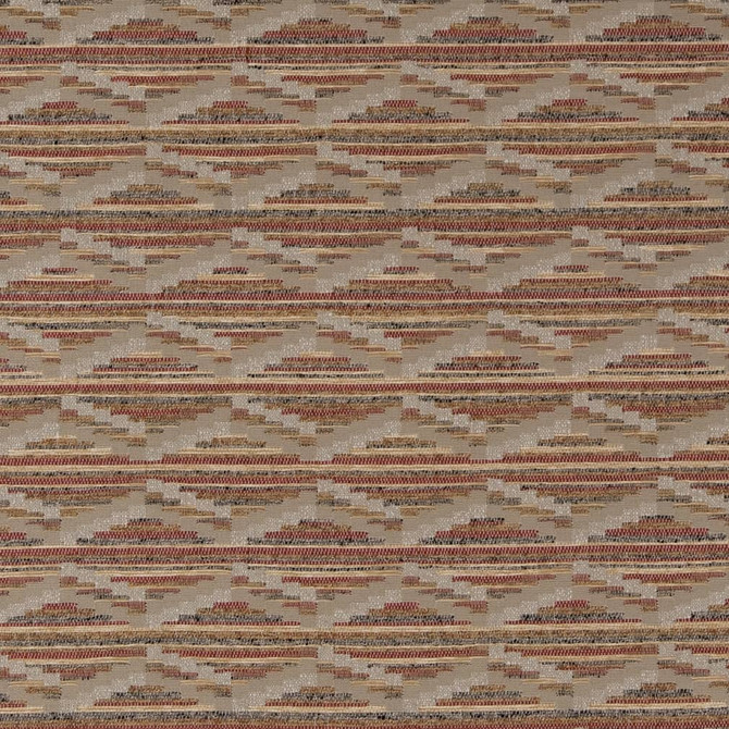 Charlotte Fabric D2019 Rust Southwest 96% Woven Polypropylene, 4% Polyester Made In USA Exceeds 60,000 Wyzenbeek Rubs (Heavy Duty) </p><p>Repeat: Horizontal: 5" x Vertical: 5" 54 Inches - My Fabric Connection -