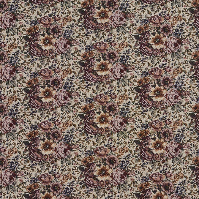 Charlotte Fabric D2041 Bouquet Tapestry Classics II 39% Olefin, 32% Polyester, 29% Cotton Asia Exceeds 100,000 Wyzenbeek Rubs (Heavy Duty) </p><p>Repeat: Horizontal: 13.5" x Vertical: 7" 54 Inches - My Fabric Connection -