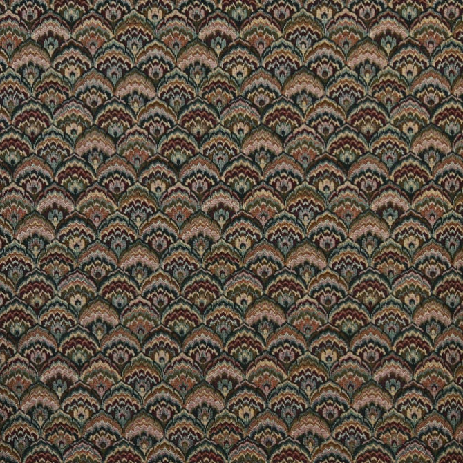 Charlotte Fabric D2044 Spice Fan Tapestry Classics II 66% Polyester, 23% Cotton, 11% Olefin Asia Exceeds 90,000 Wyzenbeek Rubs (Heavy Duty) </p><p>Repeat: Horizontal: 7" x Vertical: 7" 54 Inches - My Fabric Connection -