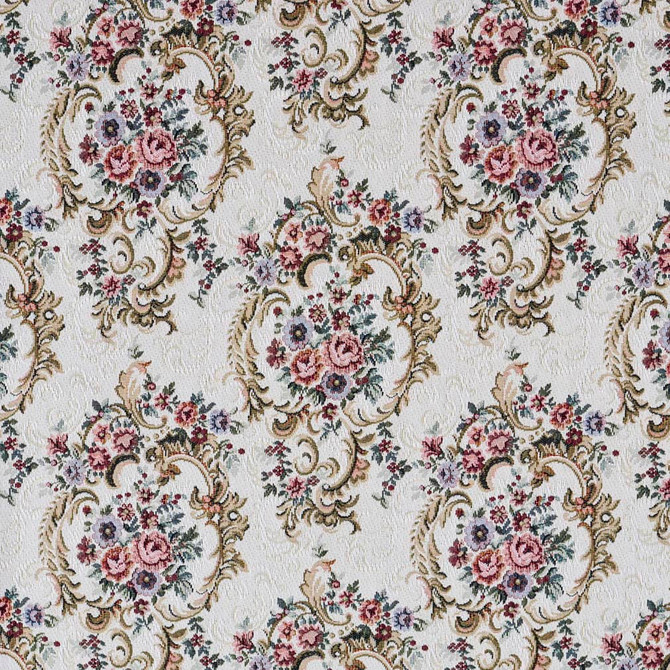 Charlotte Fabric D2064 Ivory Tapestry Classics II 60% Polyester, 40% Cotton Asia Exceeds 30,000 Wyzenbeek Rubs (Heavy Duty) </p><p>Repeat: Horizontal: 14" x Vertical: 14" 54 Inches - My Fabric Connection -