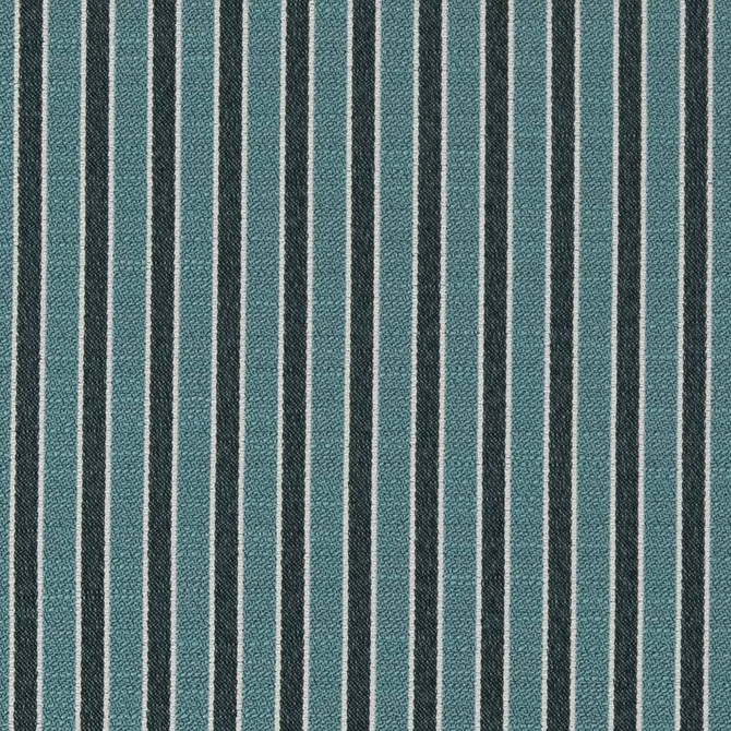 Charlotte Fabric D2129 Aqua Stripe Small Scale Patterns 100% Woven Polyester Asia Exceeds 100,000 Wyzenbeek Rubs (Heavy Duty) </p><p>Repeat: Horizontal: 1" 54 Inches - My Fabric Connection -