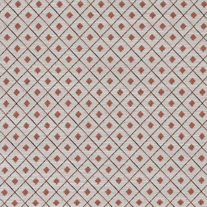 Charlotte Fabric D2151 Salmon Diamond Small Scale Patterns 100% Woven Polyester Asia Exceeds 100,000 Wyzenbeek Rubs (Heavy Duty) </p><p>Repeat: Horizontal: 1" x Vertical: 1" 54 Inches - My Fabric Connection -