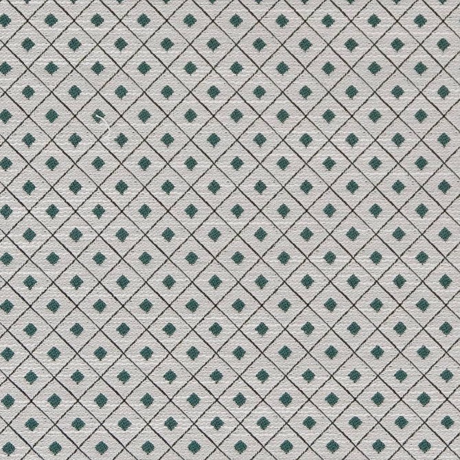 Charlotte Fabric D2157 Jade Diamond Small Scale Patterns 100% Woven Polyester Asia Exceeds 100,000 Wyzenbeek Rubs (Heavy Duty) </p><p>Repeat: Horizontal: 1" x Vertical: 1" 54 Inches - My Fabric Connection -