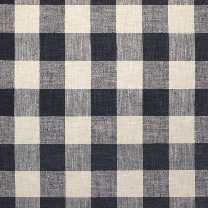 Greenhouse Fabric B9199 Thunder S17: Marseille Black and White 100% Polyester India 51,000 double rubs </p><p>Repeat: 9" H, 9" V 54" - My Fabric Connection -