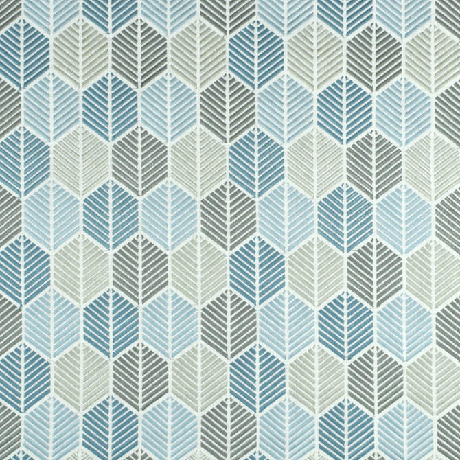Greenhouse Fabric S2643 Ceramic 100% Polyester With 100% Viscose Embroidery INDIA 9,000 </p><p>Repeat: 13.5" H, 6.5" V 52" - My Fabric Connection -