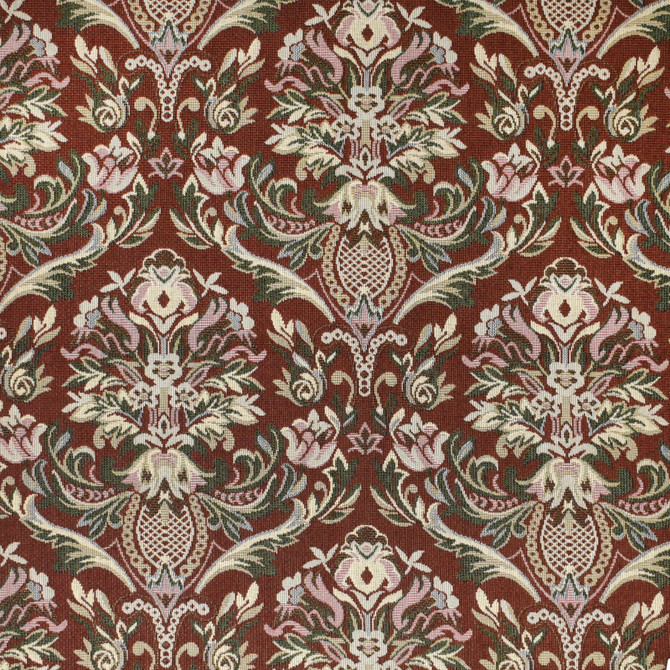 Greenhouse Fabric F3481 Rosewood E92: Value Tapestry 70% Polyester, 30% Cotton Mexico 50,000 double rubs </p><p>Repeat: 19.6" H, 14.9" V 54" - My Fabric Connection -