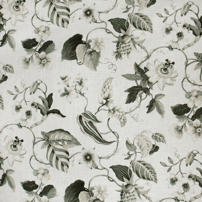 Greenhouse Fabric S3199 Loden - 55% Linen, 45% Rayon USA 23000 27" H, 27" V 54" - My Fabric Connection -