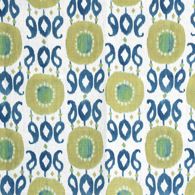 Greenhouse Fabric S4135 Citron - 91% Polyester, 9% Linen China 53000 12" H, 9" V 56" - My Fabric Connection -