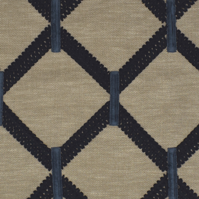 Greenhouse Fabric S4036 Nautical - 71% Polyester, 29% Cotton With 100% Viscose Embroidery India 9000 6.4" H, 6.4" V 52" - My Fabric Connection -