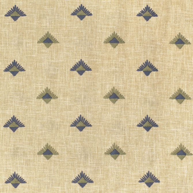Greenhouse Fabric S3661 Slate M05: Memos by Color 73% Polyester, 27% Cotton With 100% Polyester Embroidery India 9,000 double rubs </p><p>Repeat: 3.75" H, 3" V 54" - My Fabric Connection -