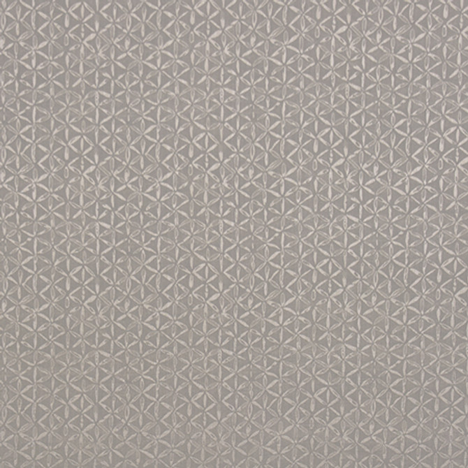 Carole Fabric Star Petal Silver Cloud Blue Steel 52% Polyester, 48% Cotton India 7 1/4" V, 7" H 54" - My Fabric Connection -