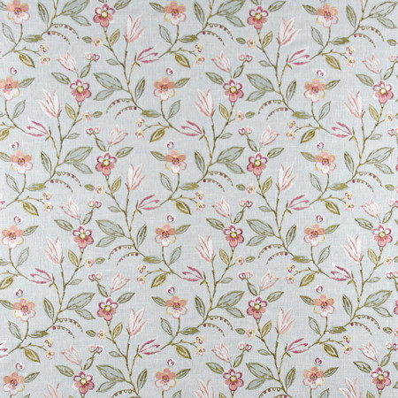 Carole Fabric Bloom Away English Garden From The Heart 58% Cotton, 42% Polyester India 12 1/2" V, 13 1/8" H 52.25" - My Fabric Connection -
