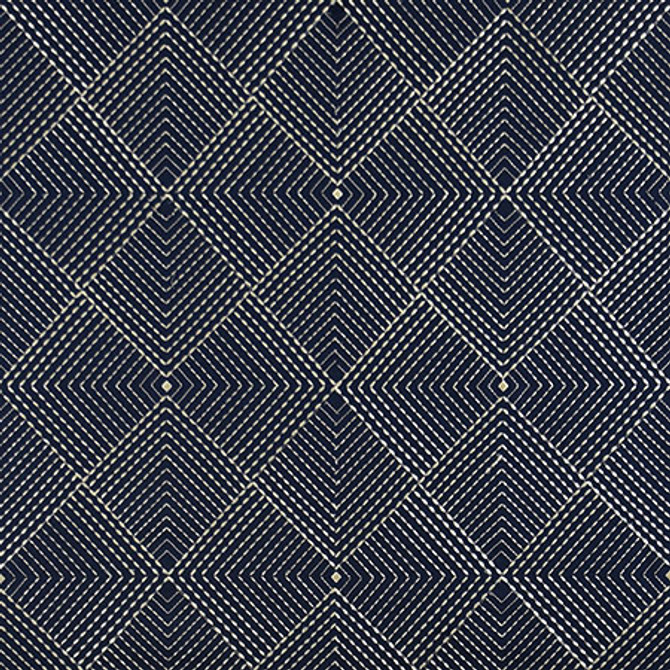 Carole Fabric Focus On Me Navy From The Heart 65% Cotton, 30% Rayon, 5% Zari India N/A </p><p>Repeat: 15" V, 13" H 52" - My Fabric Connection -