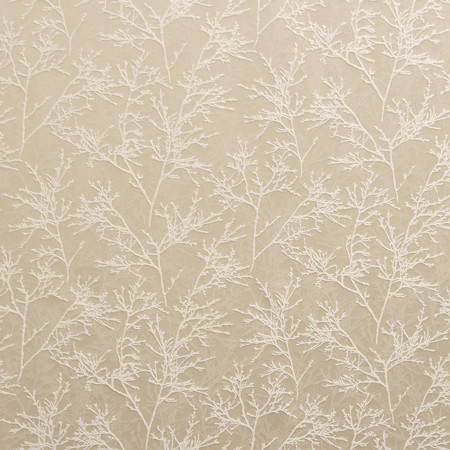 Carole Fabric Bare Trees Alabaster Marble & Brass 68% Polyester, 32% Viscose Turkey 13 3/4" V, 27 1/2" H 59" - My Fabric Connection -