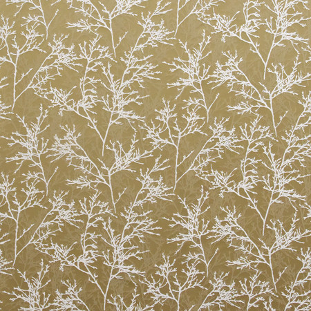 Carole Fabric Bare Trees Saffron Marble & Brass 68% Polyester, 32% Viscose Turkey 13 3/4" V, 27 1/2" H 59" - My Fabric Connection -