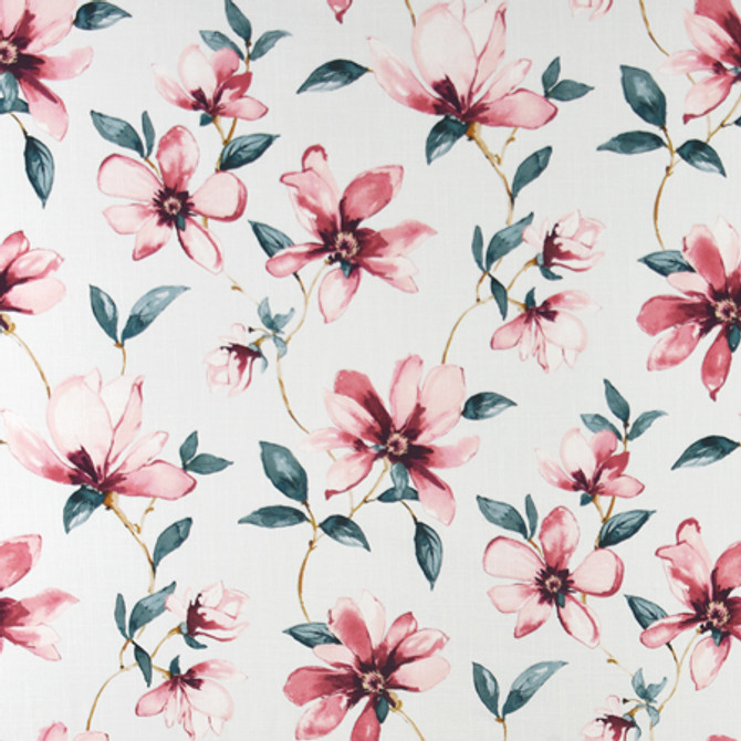 Carole Fabric Nights In Georgia Rose Muse 100% Cotton Spain 27" V, 13 1/2" H HD 54" - My Fabric Connection -