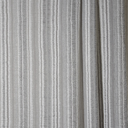 Carole Fabric On A Whim Metal Sheer Philosophy 100% Polyester Turkey 8 1/2" H 118" - My Fabric Connection -