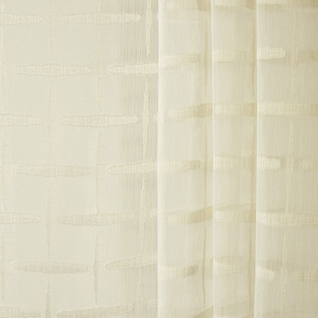 Carole Fabric Perfect Weather Linen Sheer Philosophy 100% Polyester Turkey 3 3/4" V, 3 1/2" H 118" - My Fabric Connection -