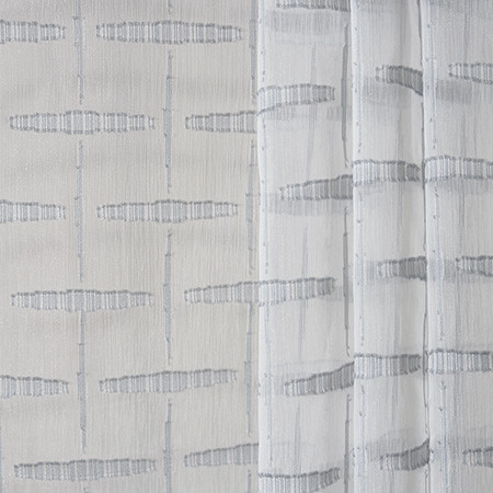 Carole Fabric Perfect Weather Mica Sheer Philosophy 100% Polyester Turkey 3 3/4" V, 3 1/2" H 118" - My Fabric Connection -