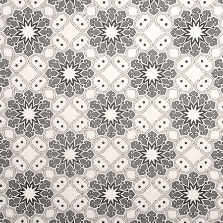 Carole Fabric Desert Star Graphite Well-Traveled 70% Polyester, 30% Cotton India N/A </p><p>Repeat: 12 3/4" V, 12 1/2" H 51.5" - My Fabric Connection -