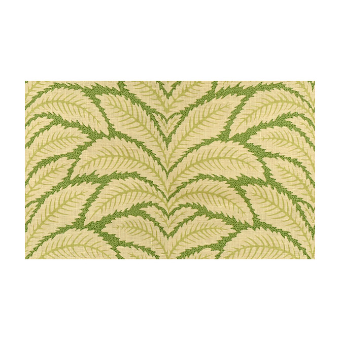 Brunschwig & Fils Fabric Talavera Linen Leaf Fabric LINEN - 100% United States </p><p>Repeat: H: 23.5, V: 14.5 54 - My Fabric Connection -