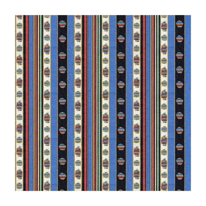 Brunschwig & Fils Fabric Rayure Moire Bleu Fabric COTTON - 53%;VISCOSE - 47% France </p><p>Repeat: H: 7.09, V: 2.36 51.18 - My Fabric Connection -