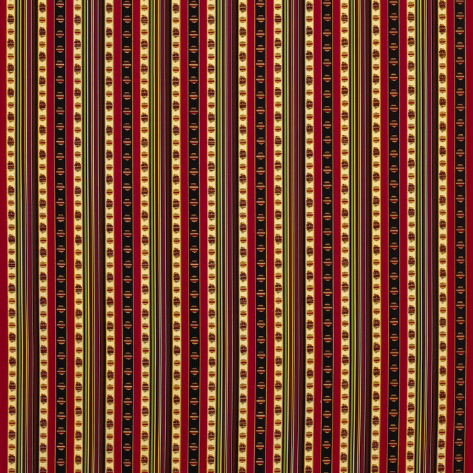 Brunschwig & Fils Fabric Rayure Percale Rouge Fabric COTTON - 100% France </p><p>Repeat: H: 7.09, V: 2.36 51.18 - My Fabric Connection -