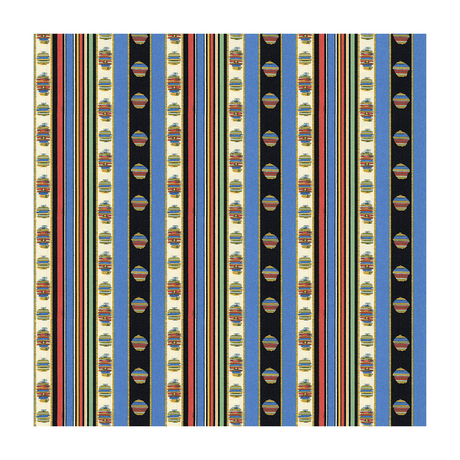 Brunschwig & Fils Fabric Rayure Percale Bleu Fabric COTTON - 100% France </p><p>Repeat: H: 7.09, V: 2.36 51.18 - My Fabric Connection -