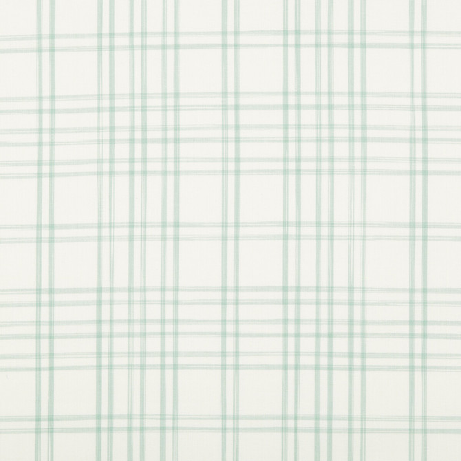 Brunschwig & Fils Fabric Banon Plaid Aqua Fabric COTTON - 100% India </p><p>Repeat: H: 6.5, V: 7.25 53 - My Fabric Connection -