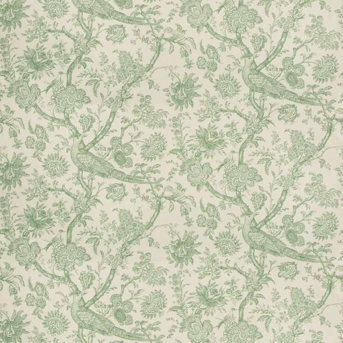 Brunschwig & Fils Fabric Cevennes Print Aloe Fabric COTTON - 100% United Kingdom MEDIUM </p><p>Repeat: H: 27.0284, V: 25.216 54.0568 - My Fabric Connection -