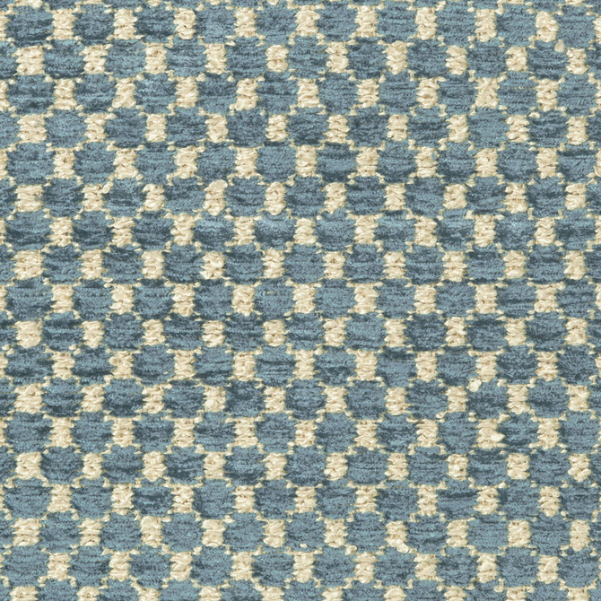 Brunschwig & Fils Fabric Ecrins Texture Teal Fabric RAYON - 58%;COTTON - 42% United States </p><p>Repeat: H: 0.5, V: 0.5 54 - My Fabric Connection -