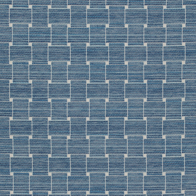 Brunschwig & Fils Fabric Beaumois Woven Blue Fabric COTTON - 74%;RAYON - 26% United States </p><p>Repeat: H: 1.66, V: 1.75 54 - My Fabric Connection -