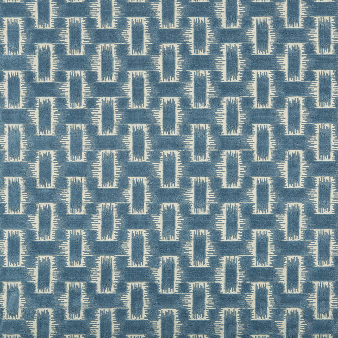 Brunschwig & Fils Fabric Chambord Velvet Sky Blue Fabric COTTON - 84%;LINEN - 16% India HEAVY </p><p>Repeat: H: 6.77, V: 2.99 55.1 - My Fabric Connection -