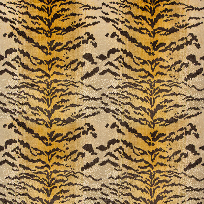 Brunschwig & Fils Fabric Le Tigre Velvet Cognac Fabric VISCOSE - 72%;COTTON - 14%;POLYESTER - 14% Belgium </p><p>Repeat: H: 20.77, V: 20.86 53.54 - My Fabric Connection -