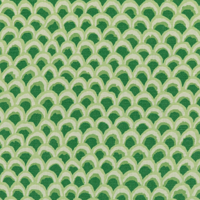 Brunschwig & Fils Fabric Pave Ii Print Green Fabric LINEN - 100% Italy MEDIUM </p><p>Repeat: H: 18, V: 9.05 54 - My Fabric Connection -