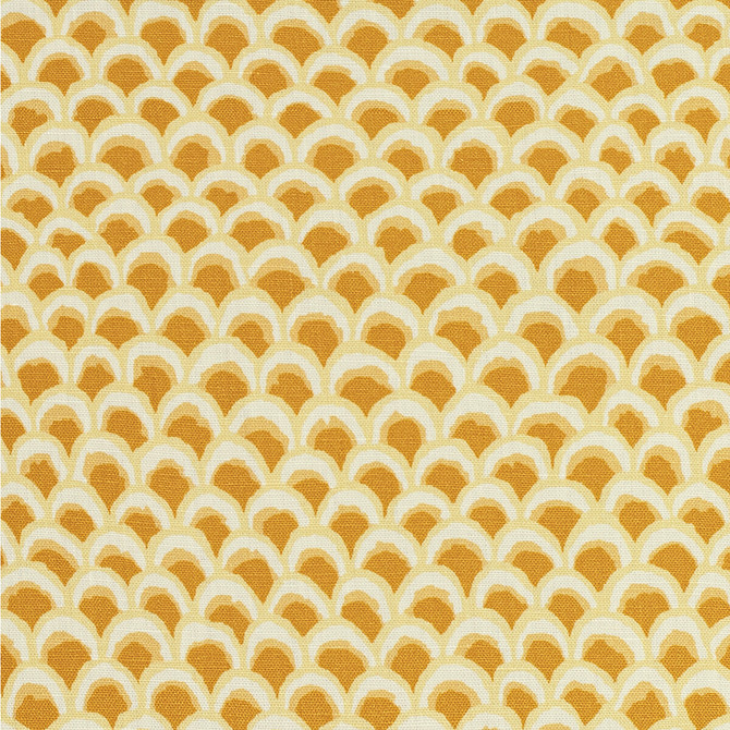 Brunschwig & Fils Fabric Pave Ii Print Canary Fabric LINEN - 100% Italy MEDIUM </p><p>Repeat: H: 18, V: 9.05 54 - My Fabric Connection -