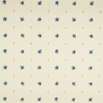 Brunschwig & Fils Wallcovering Tipperary Blue Wallcovering PAPER - 100% United States </p><p>Repeat: H: , V: 12.75 27 - My Fabric Connection -