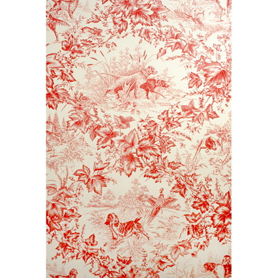 Brunschwig & Fils Wallcovering On Point Red Wallcovering PAPER - 100% United States </p><p>Repeat: H: , V: 36 27 - My Fabric Connection -