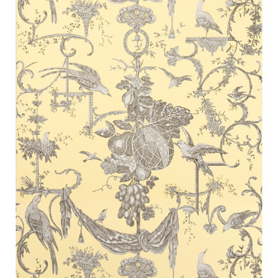 Brunschwig & Fils Wallcovering Kininvie French Vanilla Wallcovering PAPER - 100% United States </p><p>Repeat: H: 28.5, V: 28.5 29 - My Fabric Connection -
