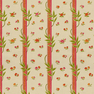 Brunschwig & Fils Fabric Les Pampres Rose/Mandarin Fabric COTTON - 100% France </p><p>Repeat: H: 16, V: 17.7 51 - My Fabric Connection -