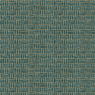 Brunschwig & Fils Fabric Reed Texture Oxford Blue Fabric RAYON - 55%;COTTON - 45% United States </p><p>Repeat: H: 1.75, V: 1.5 54 - My Fabric Connection -