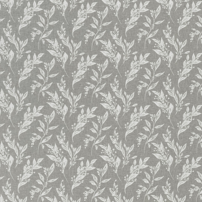 Clarke And Clarke Fabric Eternal Silver Fabric POLYESTER - 78%;COTTON - 14%;LINEN - 8% India </p><p>Repeat: H: 9, V: 9.06 55 - My Fabric Connection -